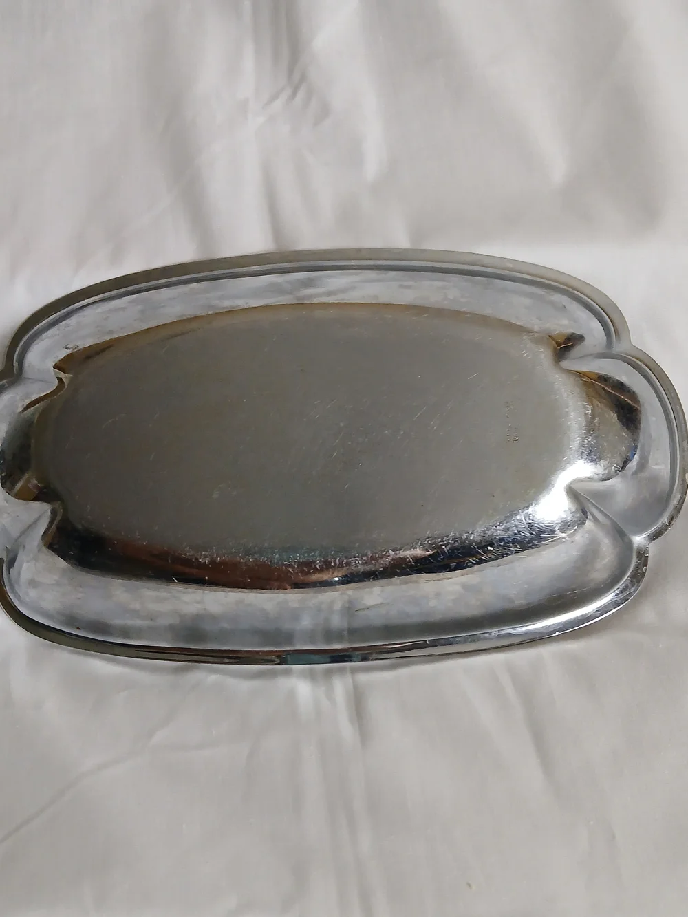 Vintage‎ Farberware Stainless Steel Oval Serving Tray - See Description